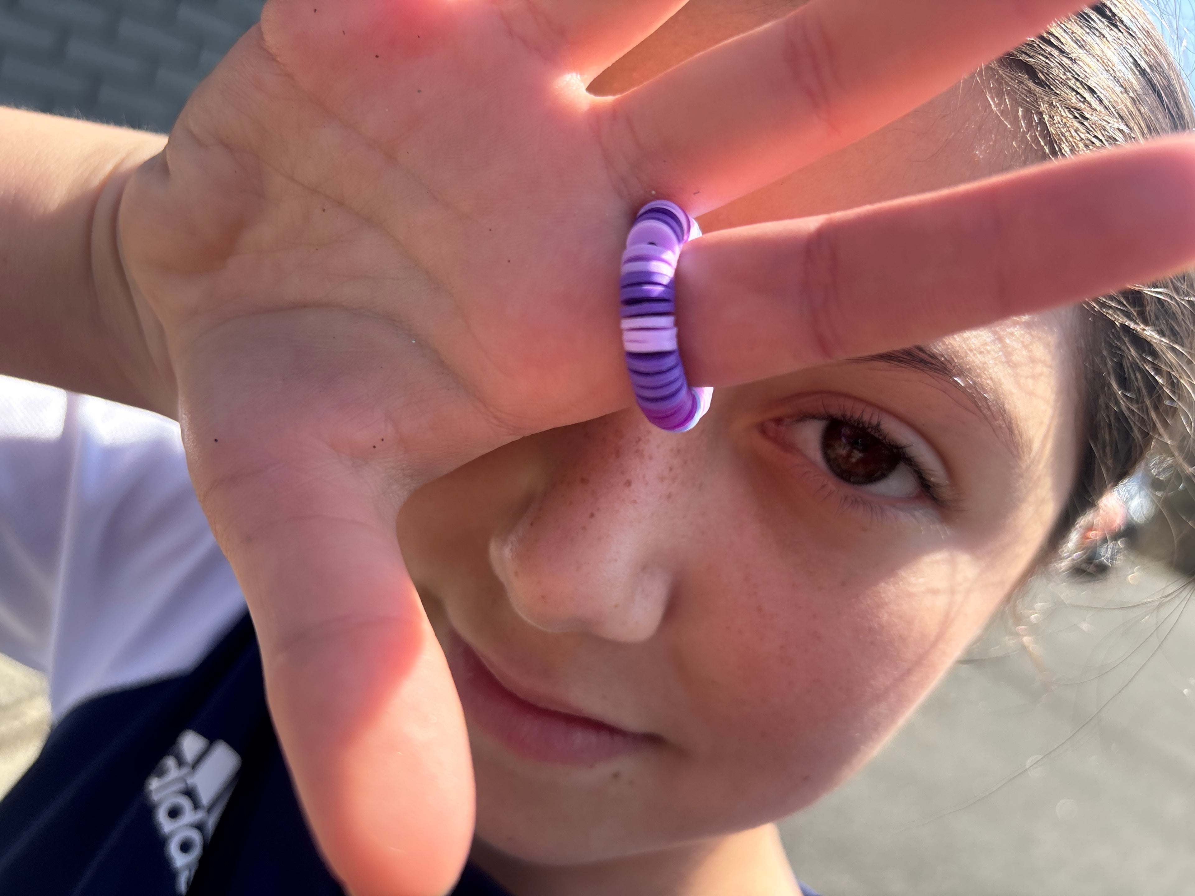 Mixed purple ring