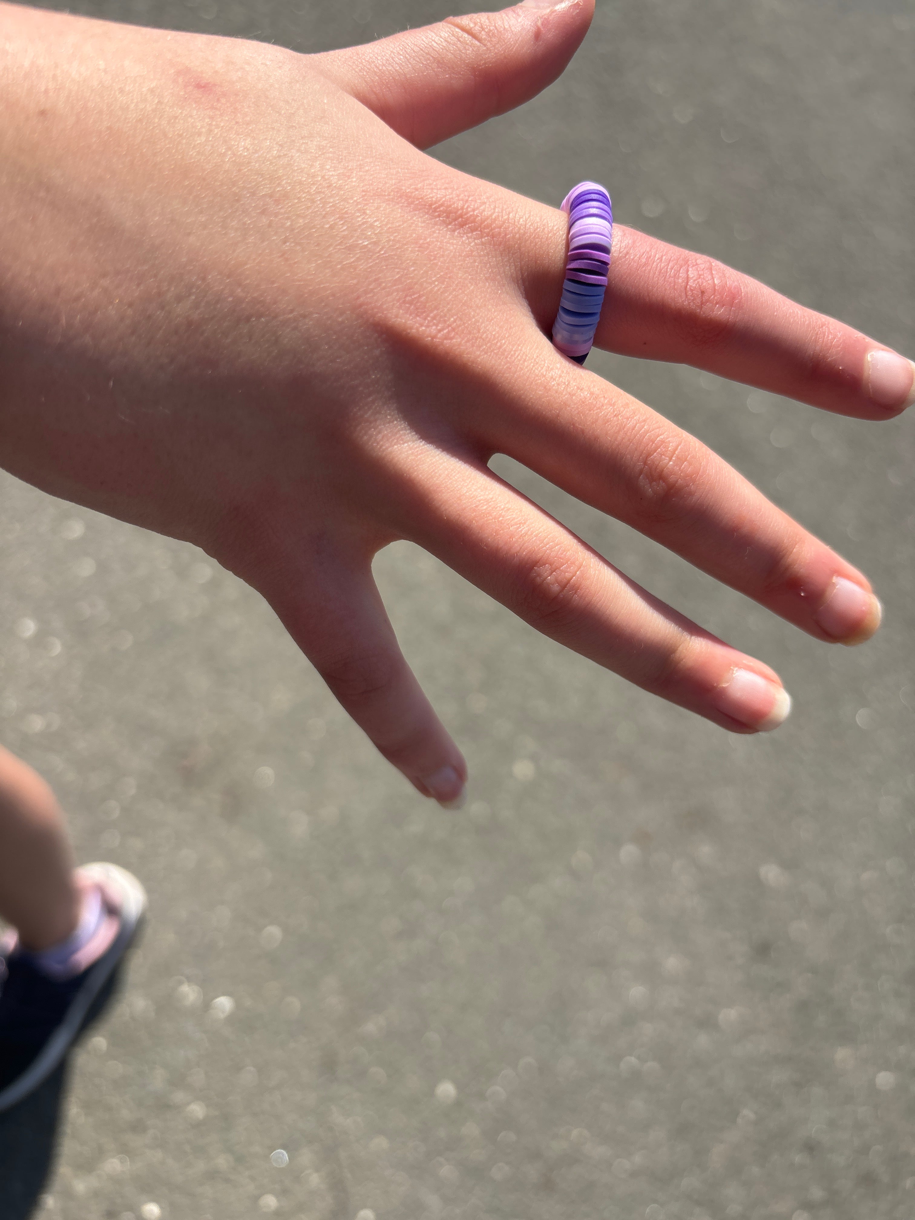 Mixed purple ring